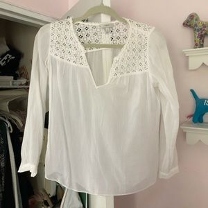 J. Crew White Blouse